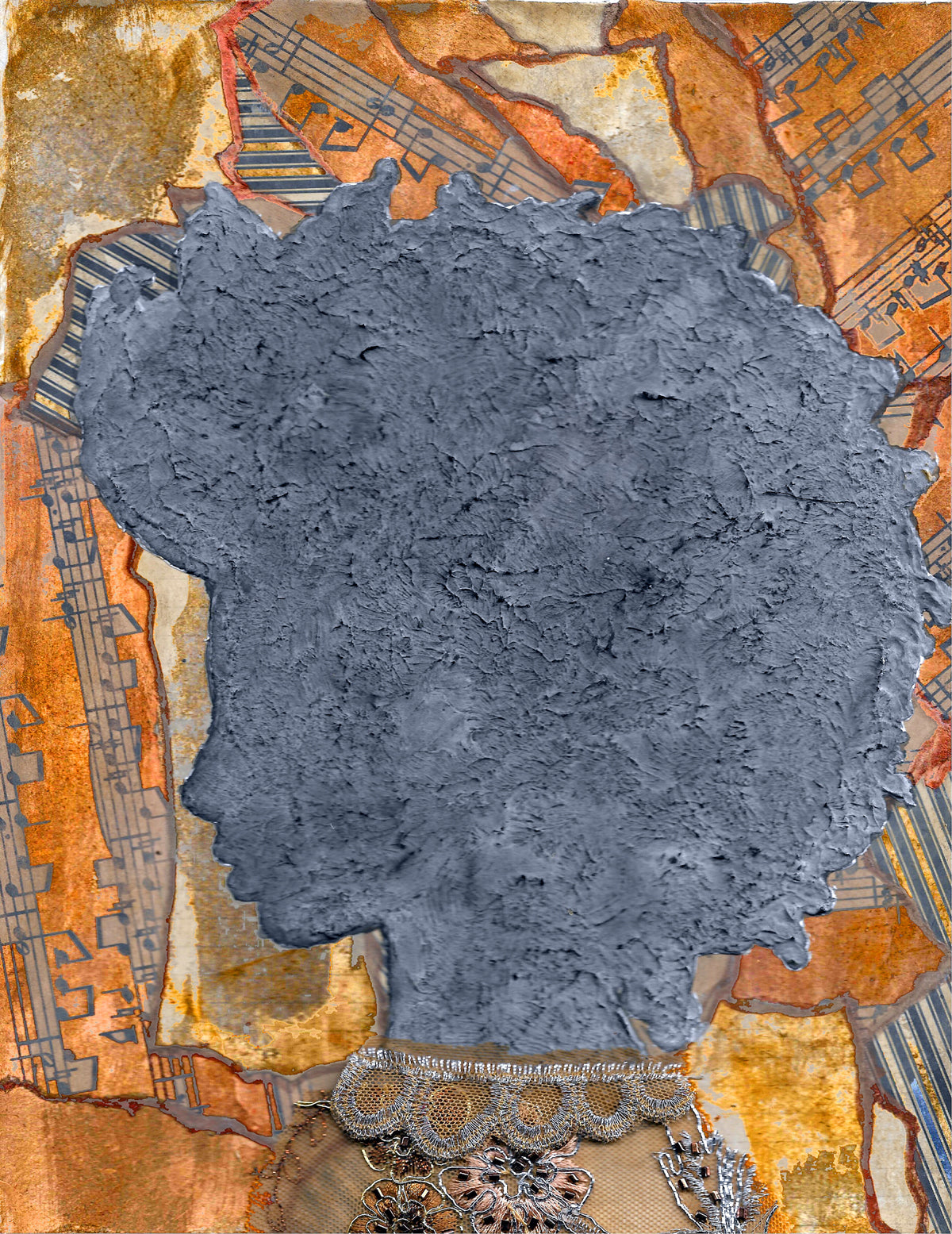 Afro Song Lined Journal