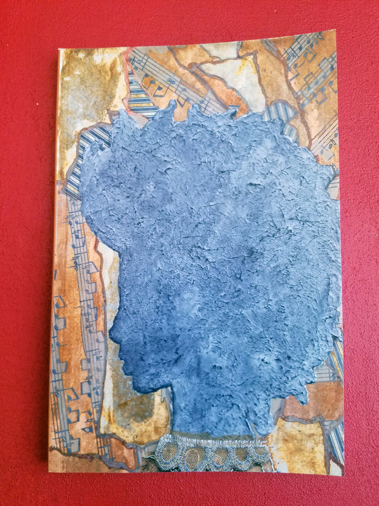 Afro Song Lined Journal